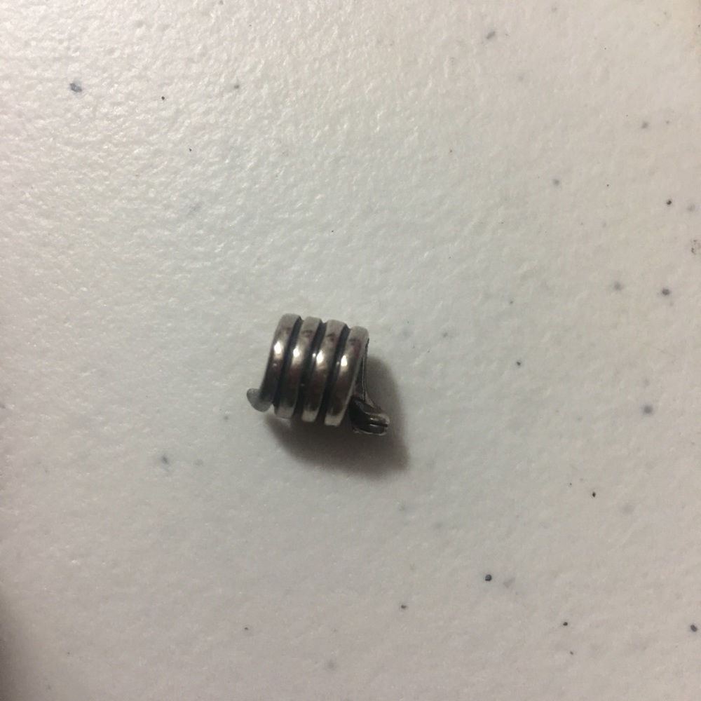 Pandora silver snake charm